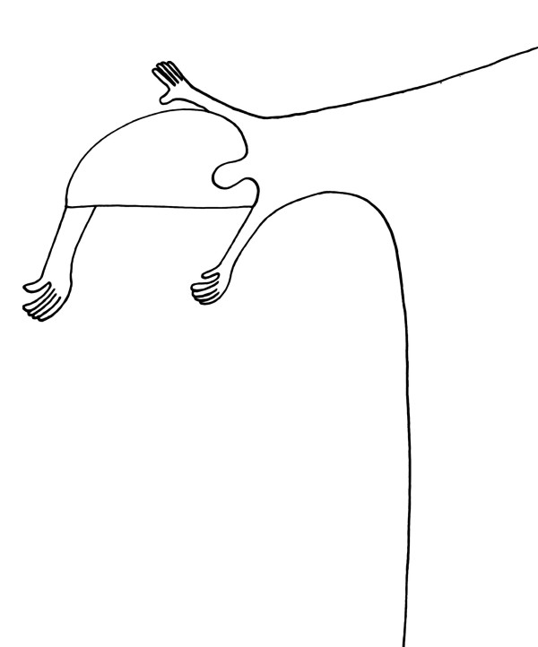 Illustration von Martina Wember: …aufbruch ins neue >> zu ulrich
